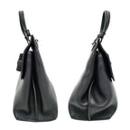 Gucci Daily Bamboo 2-Way Handbag Black Shoulder Leather — view 4