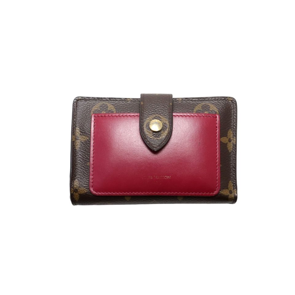 Louis Vuitton Monogram Portefeuille Juliette Leather Bifold Wallet