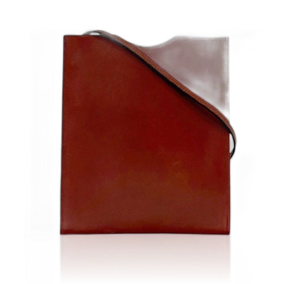 Hermes Shoulder Bag Onimaitou Brown Leather