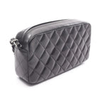 Chanel Shoulder Bag Quilted Black Lambskin — view 2