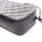 Chanel Shoulder Bag Quilted Black Lambskin — view 9