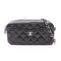 Chanel Shoulder Bag Quilted Black Lambskin