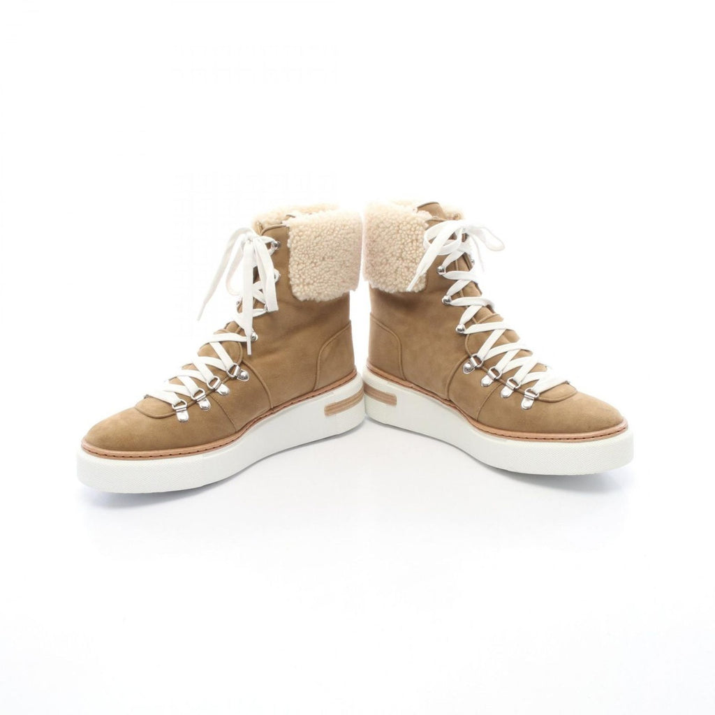 Hermes Boots Flocon Suede Mouton — view 3