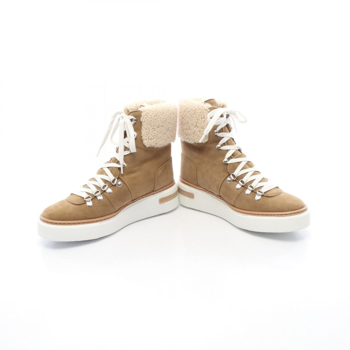 Hermes Boots Flocon Suede Mouton — view 3