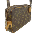 Louis Vuitton Shoulder Bag Monogram Pochette Ma Roulis Bandouliere Brown — view 2