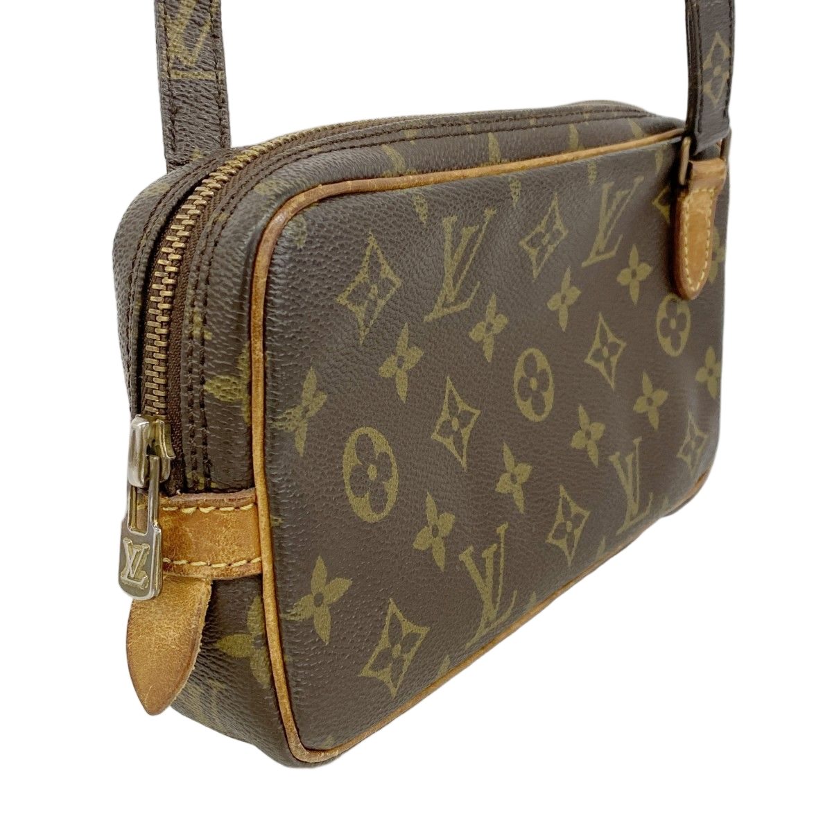 Louis Vuitton Shoulder Bag Monogram Pochette Ma Roulis Bandouliere Brown — view 2