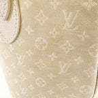Louis Vuitton Monogram Mini Lin Bucket PM Bag Dune — view 4