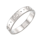 Gucci Icon Ring 18k WG White Gold 750