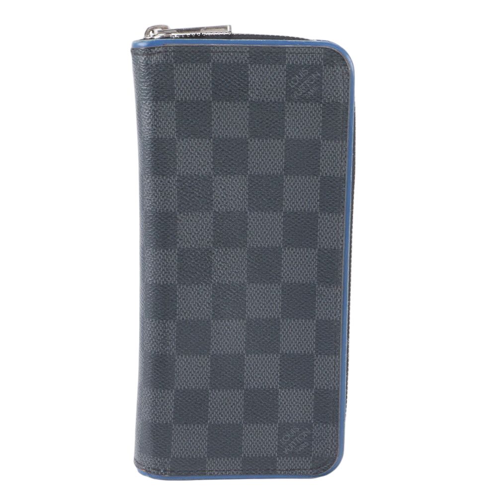 Louis Vuitton Damier Graphite Zippy Wallet Vertical Leather