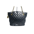 Chanel Quilted GD Leather Chain Shoulder