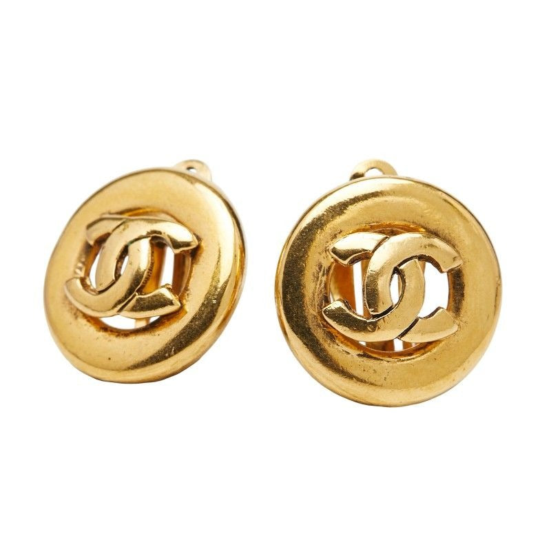 Chanel Coco Mark Round Gold Plated — view 2