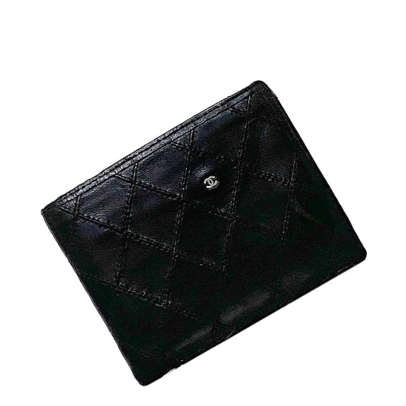 Chanel Bifold Wallet Black Bicolore