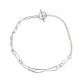 Hermes Necklace Chaine Dancre Punk ST AG 925 Silver Accessorie