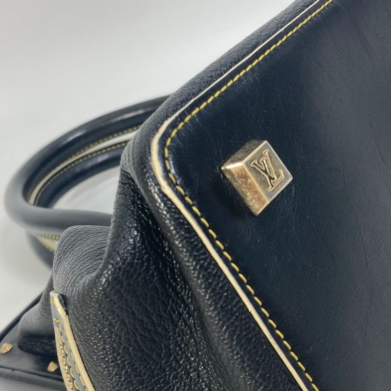 Louis Vuitton Handbag Angenieux PM Suhali Leather Noir Black — view 5