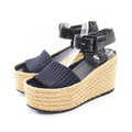 Celine Sandals Leather Black 36