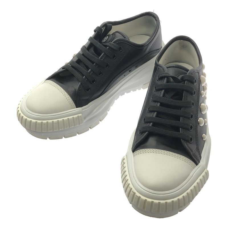 Louis Vuitton Yayoi Kusama Squad Line Low Cut Sneakers 36 1 2 Black