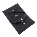 Hermes Calvi Duo Black Card Case With Coin Epson Leather — view 6