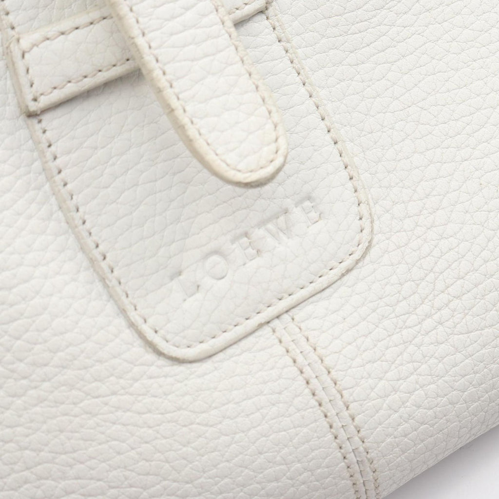 Loewe Shoulder Bag Crossbody White Leather — view 4