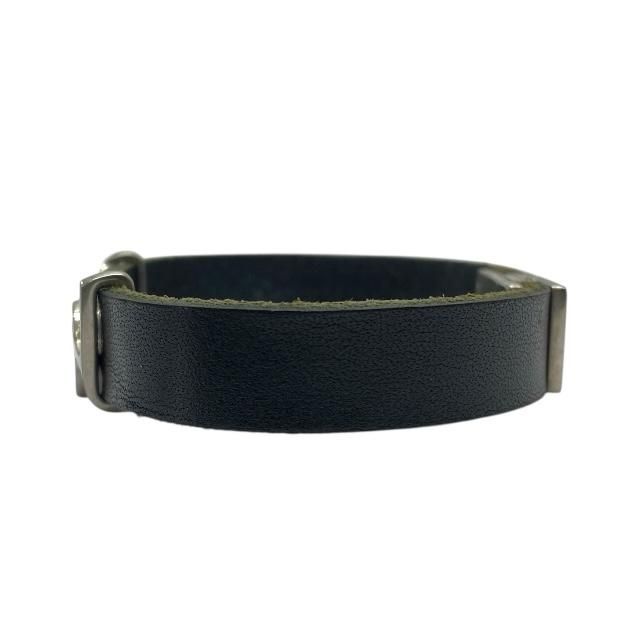 Saint Laurent Cassandra Bracelet Bangle Accessories YSL Logo Leather — view 3
