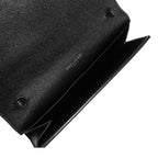 Saint Laurent Chain Wallet Black Leather Uptown Shoulder Bag — view 4