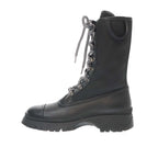 Prada Rodeo Leather Technical Nylon Boots Black 36 1 2 — view 2