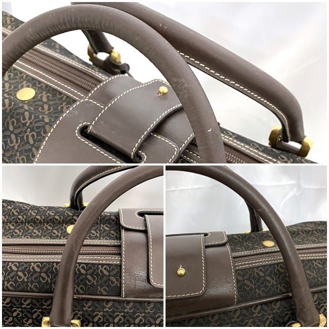 Loewe Boston Bag Brown Anagram — view 8