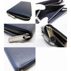 Louis Vuitton Wallet Epi Noir Black Zippy — view 4