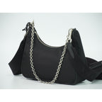 Prada Re Edition 2-Way Shoulder Bag Pochette Nylon Black — view 2