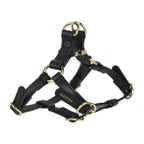 Gucci Dog Harness Other Sundries Leather Black Gold Hardware Pet