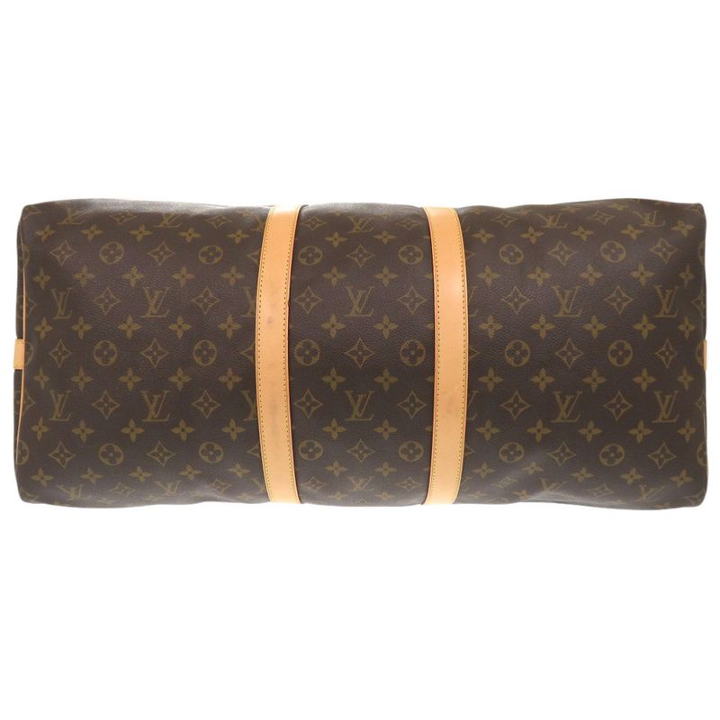 Louis Vuitton Keepall Bandouliere 55 Monogram Boston Bag 1053 — view 3
