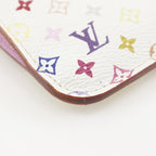 Louis Vuitton Pochette Cles Monogram Multicolor White Ca4019 Coin — view 4