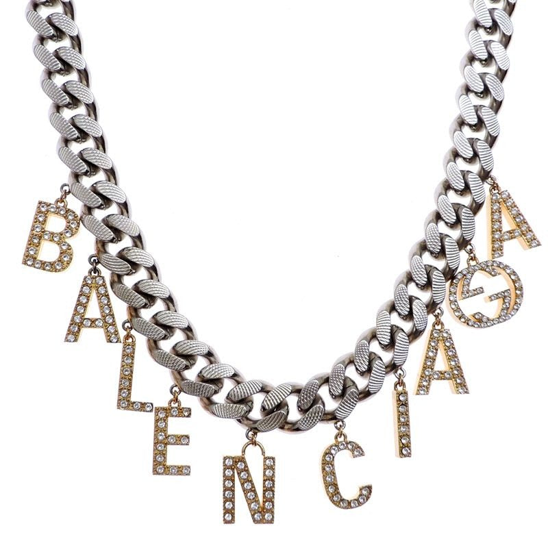 Gucci Pave Charm Silver-Tone Necklace — view 2