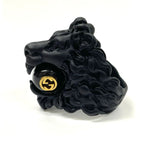 Gucci Michele Lionhead Interlocking G Logo Ring No 13 Metal Black — view 3