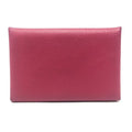 Hermes Coin Case Calvi Evercolor Rose Pink