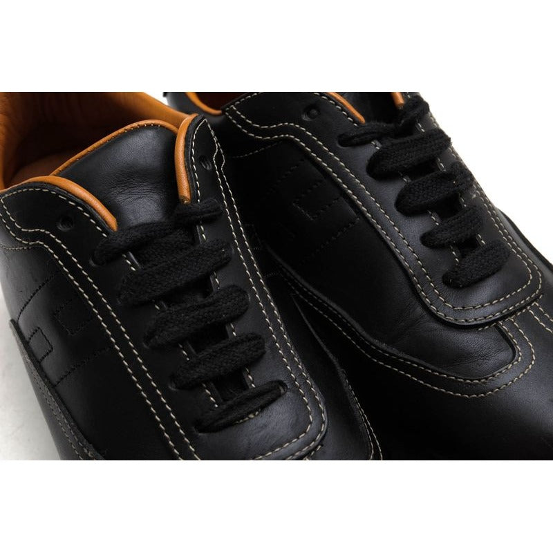 Hermes Shoes Sneakers Low Cut Women Leather Black Quick — view 6