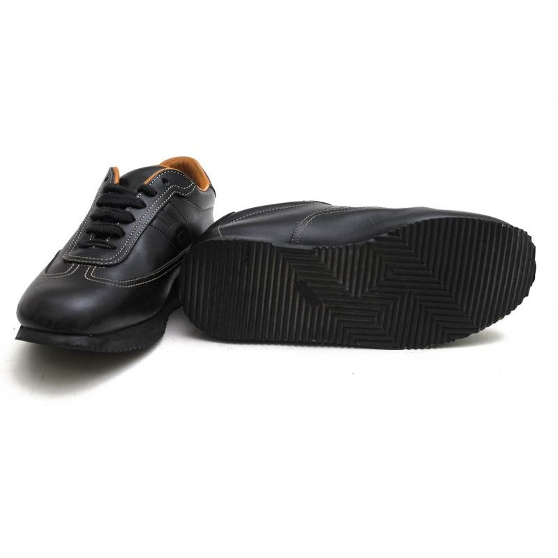 Hermes Shoes Sneakers Low Cut Women Leather Black Quick — view 7