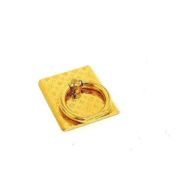 Louis Vuitton Smartphone Ring Support Telephone Nanogram Gold Metal