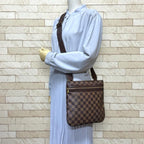 Louis Vuitton Pochette Bosford Damier Shoulder Bag Canvas Brown — view 2