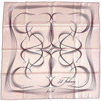 Hermes Scarf Carre 90 24 Faubourg Silk Pink