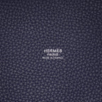 Hermes Handbag Picotin Lock Cazac PM Blue Electric Ankle Leather — view 4