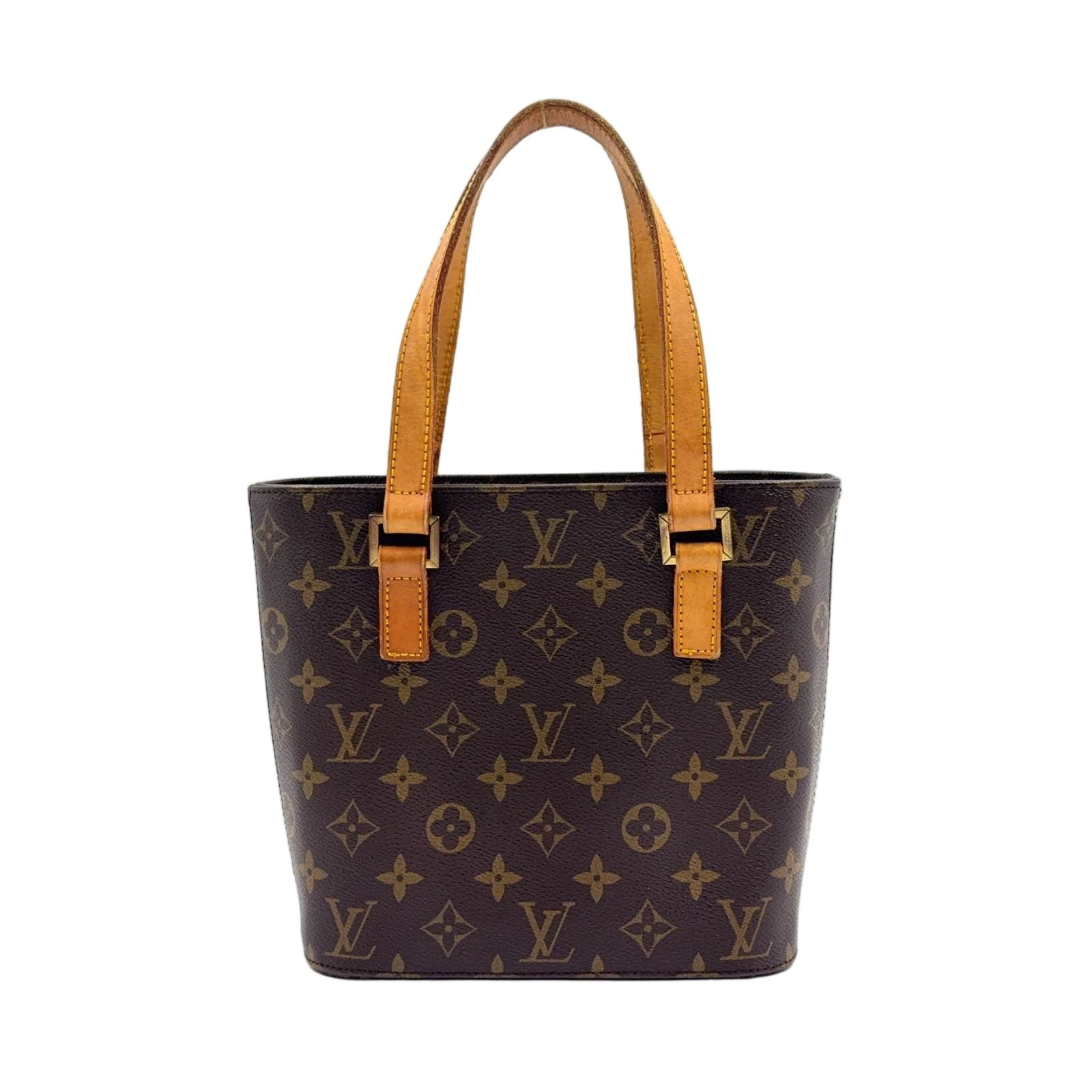 Louis Vuitton Vavin PM Monogram Leather Brown Handbag Gold