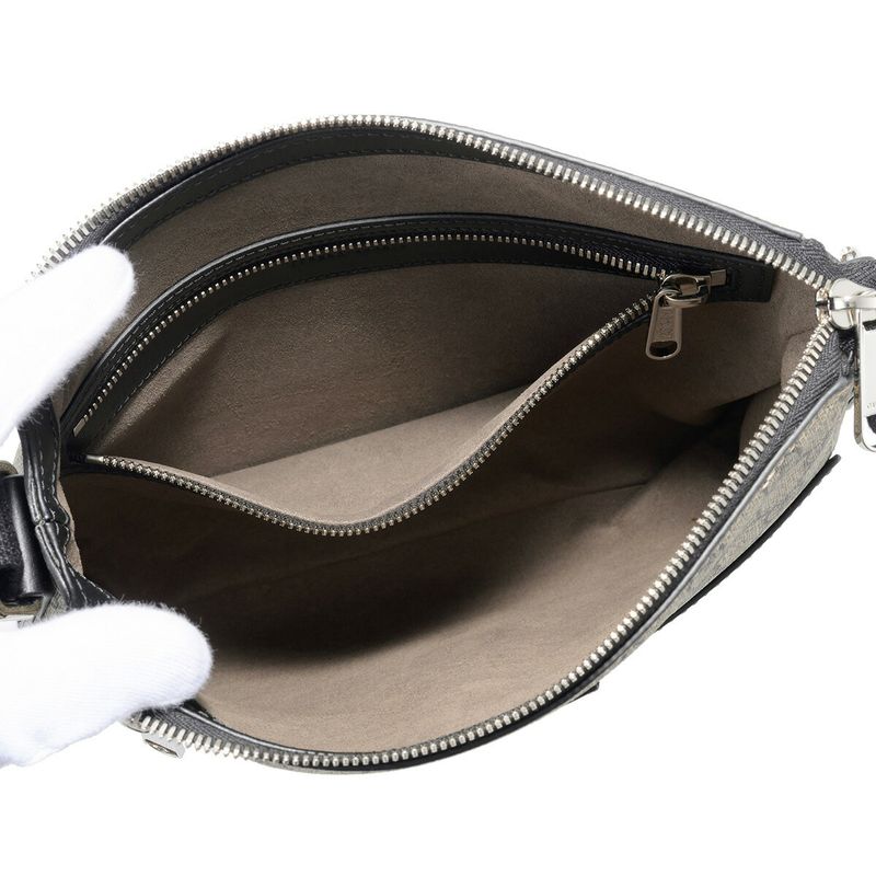 Gucci Shoulder Bag GG Supreme Beige Black — view 5