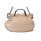 Chanel Tote Shoulder Bag 2-Way Beige Brown — view 2