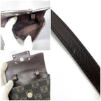 Loewe Shoulder Bag Gray Brown Anagram with Pouch — view 8