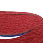 Hermes Petite Ache Ice Cream Leather Blue Red Key Holder 0070 — view 4