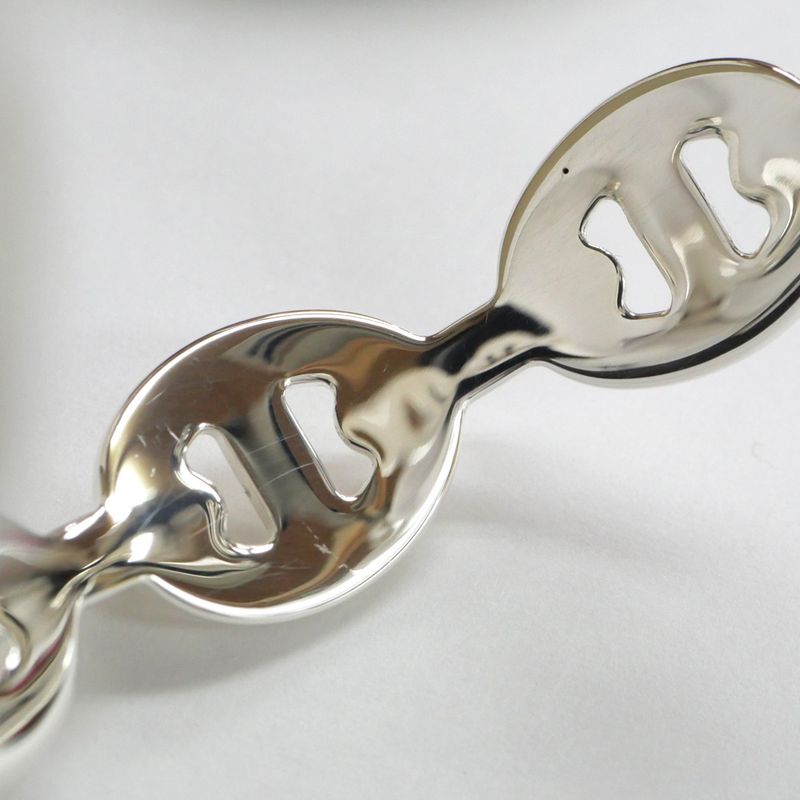 Hermes Chaine Dancre Anchaenne Bangle ST AG 925 Accessories — view 8