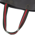 Gucci Vintage Sherry Line Micro GG 002-63-0048 Black Tote Bag 0769 — view 4