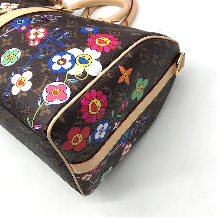 Louis Vuitton Takashi Murakami Monogram Keepall Bandouliere 45 Boston Bag — view 6