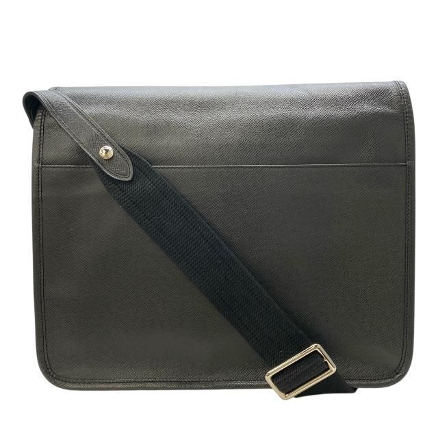 Louis Vuitton Taiga Alexei Shoulder Bag Crossbody Leather Black — view 2