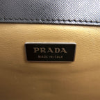 Prada Bag Briefcase Business Men Leather Black Dulles — view 9